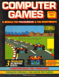 COMPUTER GAMES Alberto Peruzzo Editore Aprile 1984