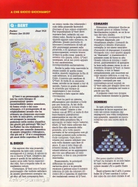 Videogiochi Gruppo Editoriale Jackson numero 14 pagina 74 Atari 2600 Q*Bert