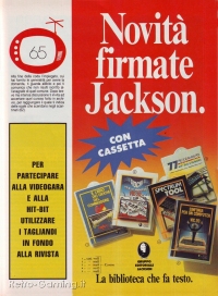 Videogiochi Gruppo Editoriale Jackson numero 28 pagina 65