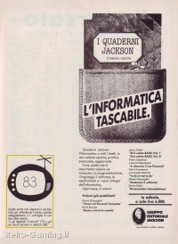 Videogiochi Gruppo Editoriale Jackson numero 28 pagina 83