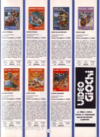 Annuario Videogiochi 1984 Gruppo Editoriale Jackson pagina 31